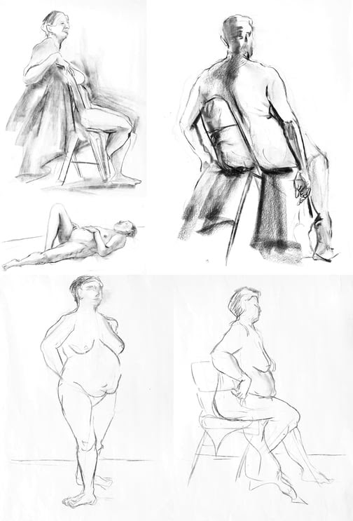 Gesture drawings