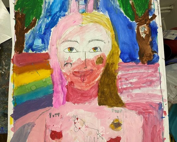 Kids Art Course work example; watercolor