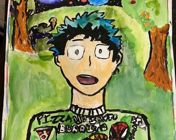 Kids Art Course work example; watercolor